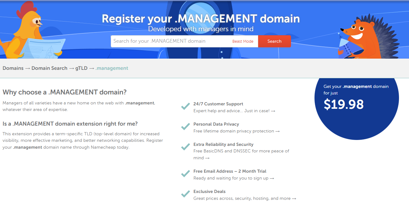 Domain management - Why it is Best for you?_image from namecheap