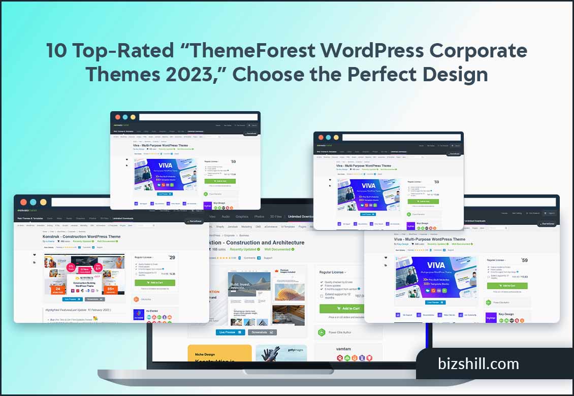 10 Top Rated ThemeForest WordPress Corporate Themes 2023 Choose The Perfect Design 