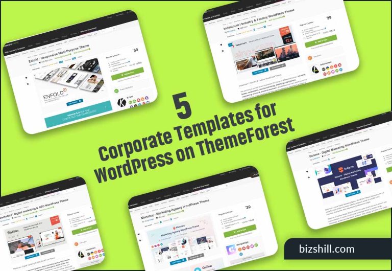 5 Best Corporate Templates For WordPress On ThemeForest In 2023 768x530 