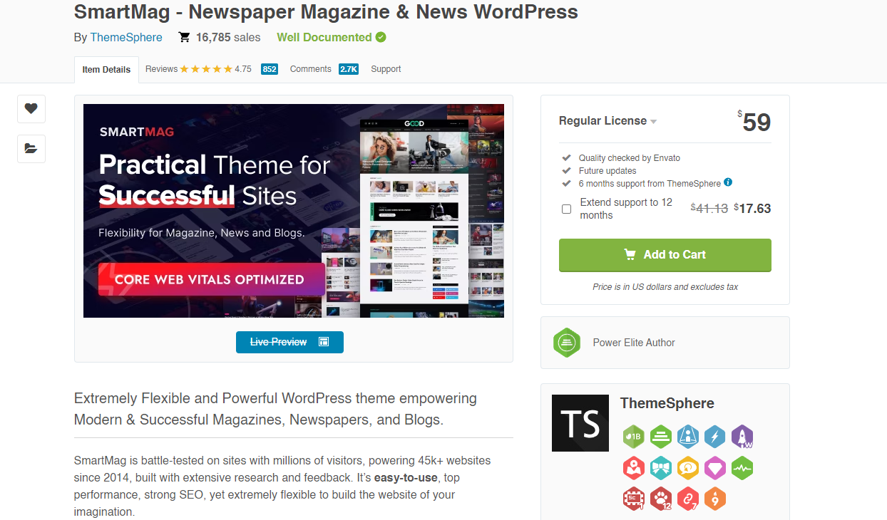 SmartMag - Newspaper Magazine & News WordPress